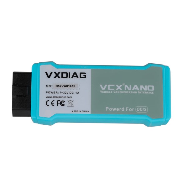 VXDIAG WIFI Version VXDIAG VCX NANO 5054 ODIS V3.03 Support UDS Protocol and Multi-language