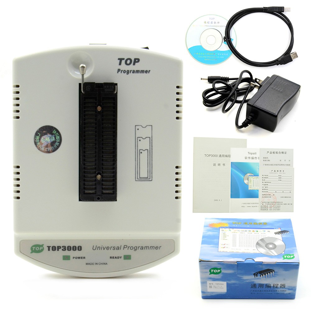 TOP3000 Universal for MCU and EPROMs Programming TOP-3000 ECU Programmer Supports 6.5V Devices