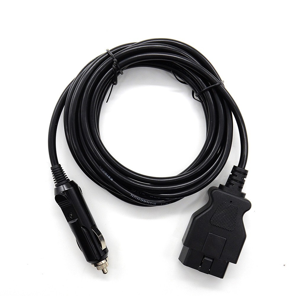 Car cable OBD II Vehicle ECU Emergency Power Supply Cable Memory Save any 12V DC power source DC 12V Lead-acid battery