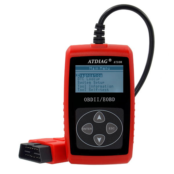 ATDIAG AT330 OBDII/EOBD Scanner Car Engine Fault Code Reader CAN Diagnostic Scan Tool