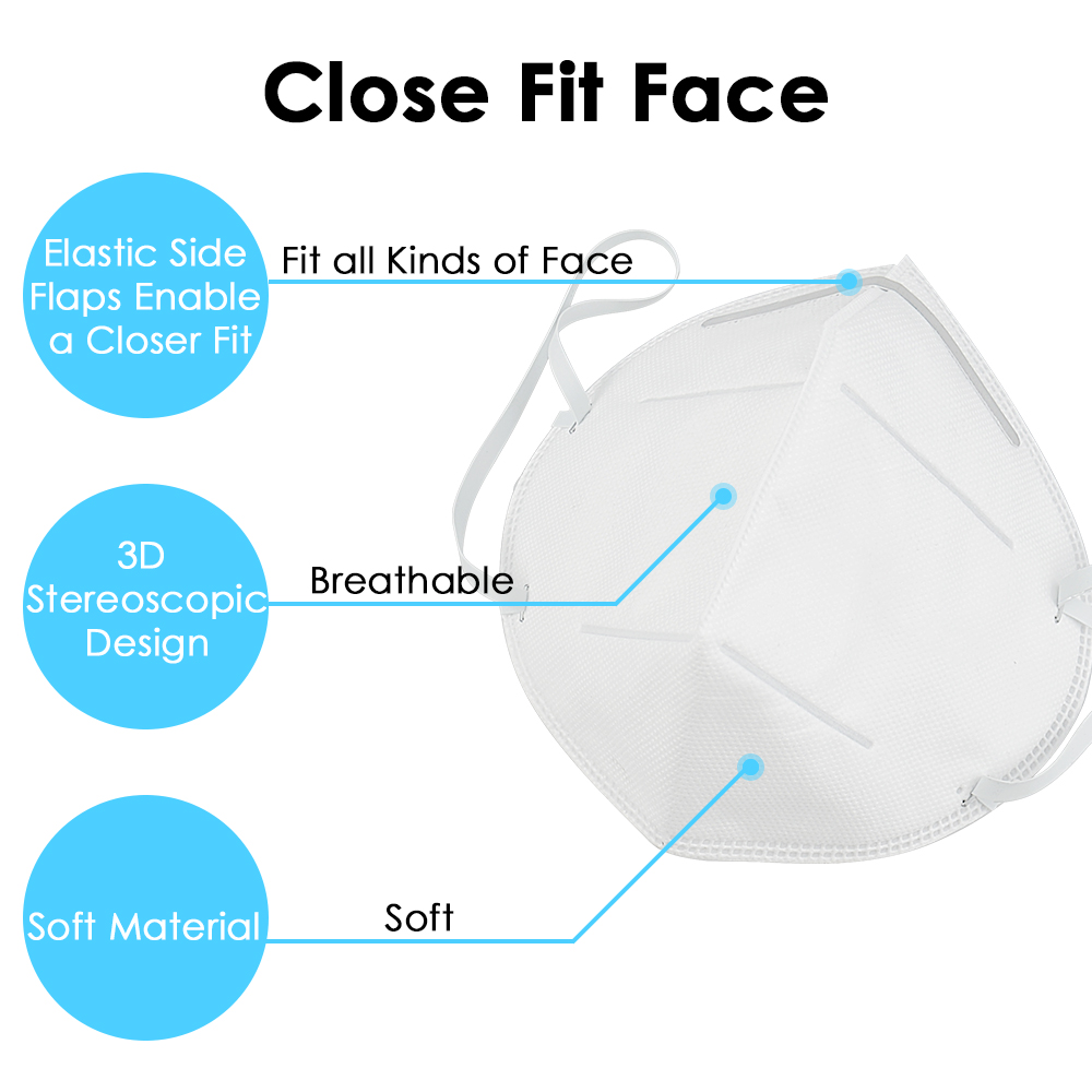 KN95 Masks - Protection Mouth mask - Sealed Bag -Protective Face Mask Dust Filter Mouth Cove